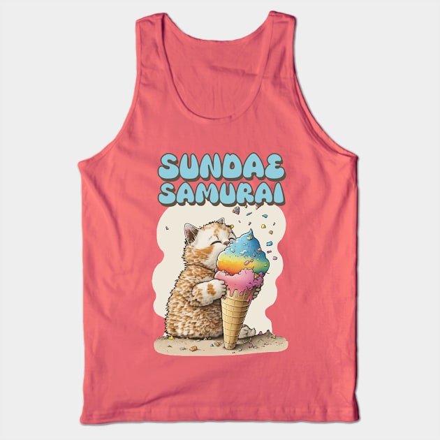 Sundae Samurai Tank Top by Pawsitivity Park